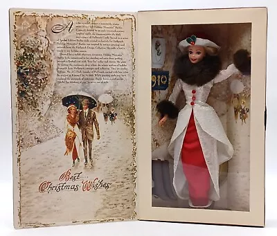 Buy 1995 Hallmark Holiday Memories Barbie Doll / Mattel 14106, NrfB, Box Damaged • 46.32£