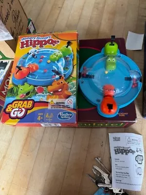 Buy Hungry Hungry Hippos Grab And Go Travel Size Game  • 6£