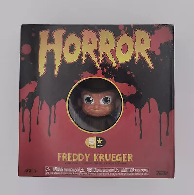 Buy Funko 5-Star Horror Freddy Krueger Elm Street Vinyl Figure 9cm • 19.99£