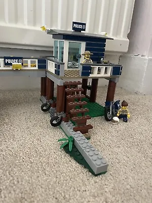 Buy LEGO City 60069 Swamp Police Station With Police Van, Boats X 2 & Motorbike • 12.99£