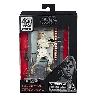 Buy Star Wars Luke Skywalker The Black Series Titanium Collectable Toy Figure • 10.99£