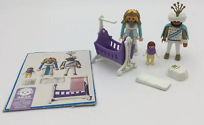 Buy Playmobil 3835 Prince, Princess And  Baby Cot, Nursery 1995 Magic Theme. • 14£