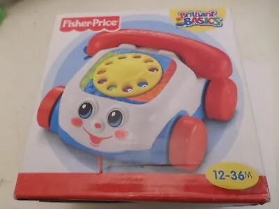 Buy Fisher Price - Chatter Telephone - Infant/Toddler -  Pull Along Toy Telephone • 4£