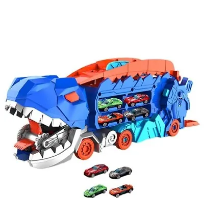 Buy Dinosaur Truck+Toy Cars Transport Carrier Kids Toys Car Set And Track Launcher • 22.99£