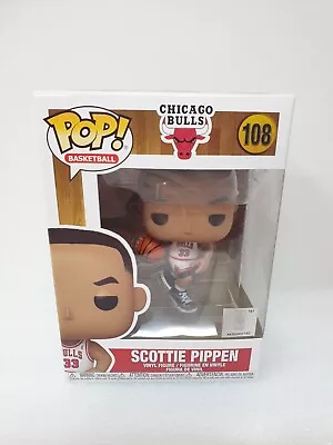 Buy Scottie Pippen Chicago Bulls NBA Basketball 108 Sports Funko Pop Vinyl Figure • 17.99£