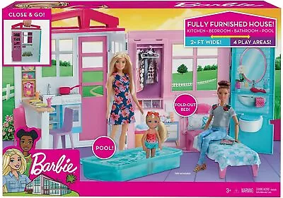 Buy Barbie House Furniture Accessories Pool FXG54 • 31.99£