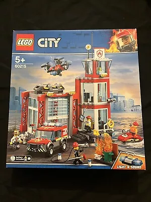 Buy LEGO 60215 City Fire Station Playset With Light And Sound-BRAND NEW SEALED • 16.15£