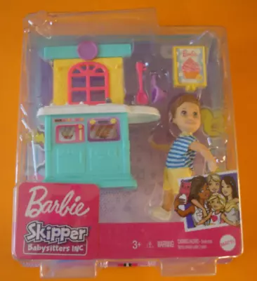 Buy Barbie Skipper Babysitter Inc. Kitchen Game Set GRP 16 • 12.87£