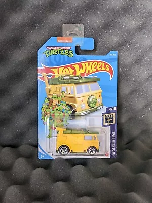 Buy Hot Wheels HW Screen Time #39 Yellow Party Wagon TMNT Nickelodeon 2021 Long N39  • 3.59£