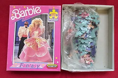 Buy Barbie Fantasy Jigsaw Puzzle Spears Games 100 Pieces 55584 Mattel Vintage Retro • 7£