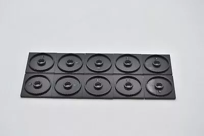 Buy LEGO 10 X Turntable Black Black Turntable 4x4 Square Base Locking 61485 • 3.08£