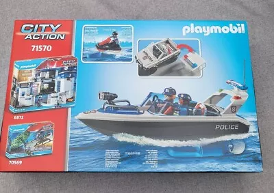 Buy Playmobil City Action 71570 Police Rescue Mission On The Water New And Sealed • 19.99£