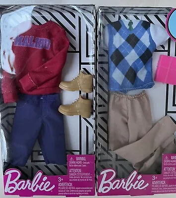 Buy Mattel Barbie Fashionistas Ken Fashion Set Bundle Of 2 Sets Original Packaging #4 • 22.53£