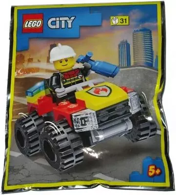 Buy CITY LEGO Polybag Set 952206 Fire Fighter Freedy Freshs Quad Bike Foil Pack Set • 6.95£