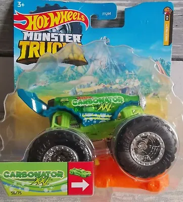 Buy Hot Wheels Monster Trucks Carbonator XXL Bottle Model 1:64 Mattel New Sealed Toy • 7.49£