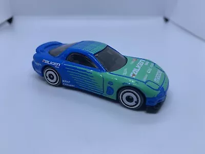 Buy Hot Wheels - ‘95 Mazda RX7 RX-7 Drilled - Diecast Collectible - 1:64 - USED • 3£
