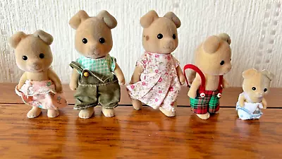 Buy Sylvanian Families | The Forester Dog Family | Vintage • 19.50£