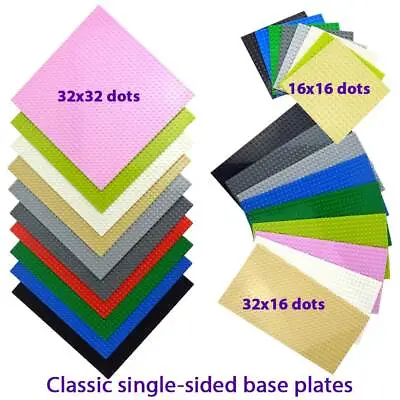 Buy Classic Base Plates Building Blocks Dots Sizes 16x32 16x16 32x32 Bricks For LEGO • 7.59£