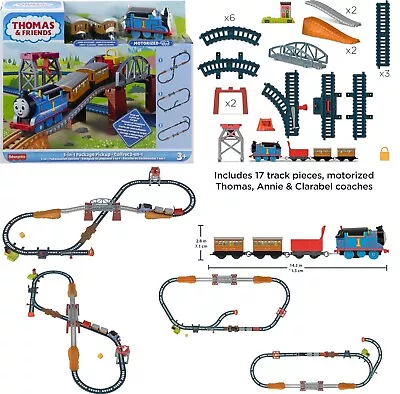 Buy Fisher Price Thomas 3-in-1 Package Pickup Train Track Motorised New Toy Race Fun • 50.09£