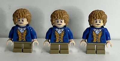 Buy LEGO Bilbo Blue Coat Lor057 Original Minifig Lotr Hobbit Lord Rings • 196.13£