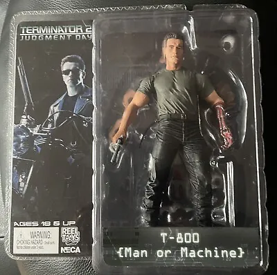 Buy NECA T800 Terminator 2 Man Or Machine Collectible Reel Toys • 37£