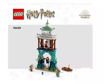 Buy Lego 76420 Triwizard The Black Lake  Instructions Only New (s4) • 3.49£