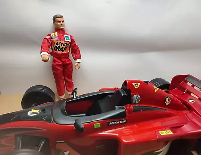 Buy Action Man Hasbro F1 Racing Car Mission Grand Prix 24  Working Sounds Unbox 2000 • 17£