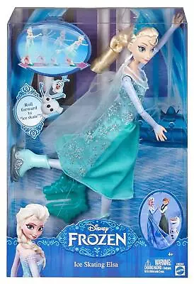 Buy Disney Frozen Ice Skating Elsa Doll - CBC63 - New • 34.99£