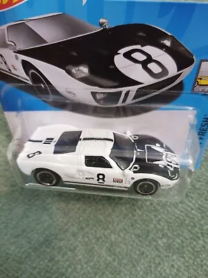 Buy HOT WHEELS 2024 FORD GT40 White Classic Muscle Car  V8  • 3.79£