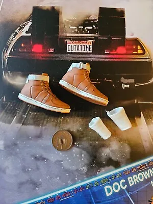 Buy Hot Toys BTTF Doc Brown Deluxe MMS610 Sneakers & Socks Loose 1/6th Scale • 29.99£