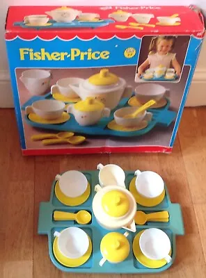 Buy Vintage Fisher Price Tea Set Complete In Original Box • 33.97£