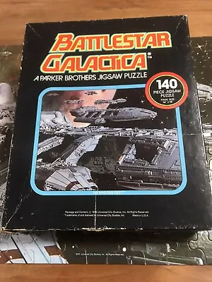 Buy Vintage Parker Brothers 140 Pcs Jigsaw Puzzle Battlestar Galactica Rag-tag 🧩 • 6.50£