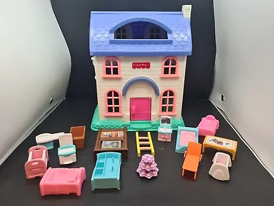 Buy Fisher Price Little People Home Sweet Home Dolls House & Furniture - Vintage • 19.99£