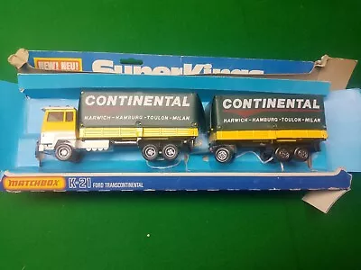 Buy K-21 Matchbox Superkings Ford Continental Truck • 39.99£
