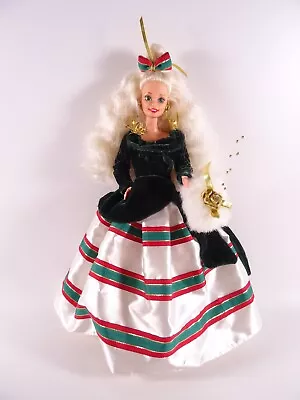 Buy Vintage Happy Holiday Gala Barbie Collectible Doll Christmas 1994 Mattel (12781) • 104.01£
