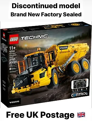 Buy Lego Technic 42114 Volvo 6 X 6 Articulated Hauler  - Brand New Factory Sealed • 269.99£