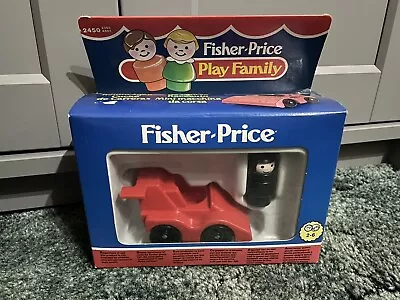 Buy Fisher Price Vintage 1987 Red Indy Race Car & Driver • 20£