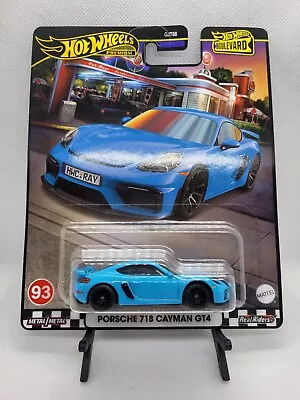 Buy Hot Wheels Boulevard (93) Porsche 718 Cayman GT4 Blue  • 10£