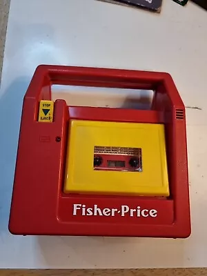 Buy Retro Fisher Price 1980's Cassette Player Red With Cassette - Nm Condition  • 44.99£