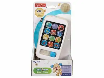Buy Fisher-Price Laugh & Learn Smart Phone White Toy Gifts 12  Dance Song Music NEW • 12.99£