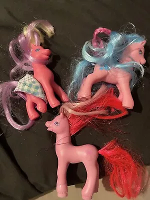 Buy 1990‘s My Little Pony Bundle Hasbro Vintage Lady Cupcake Sun Sparkle G2 Genuine • 14.99£