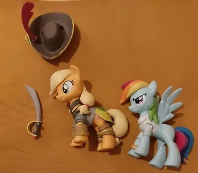 Buy My Little Pony  Movie Pirate Joblot Bundle Action Figures Applejack Rainbow Dash • 9.99£