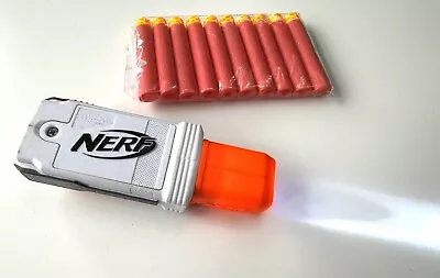 Buy Nerf Attachment Torch Flashlight N Strike Elite New Batteries & Darts Working C • 8.99£