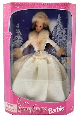 Buy 1998 Winter Evening Brunette Barbie Doll / Special Edition / Mattel 19220, NrfB • 66.82£