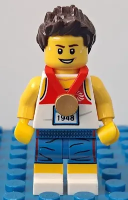 Buy Lego Minifigure 2012 Olympics - Relay Champion Team GB - Set 8909 • 7.79£