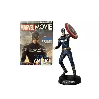 Buy Marvel Movie Collection Captain America Figurine And  Magazine - BNIB - Free P&P • 13.95£
