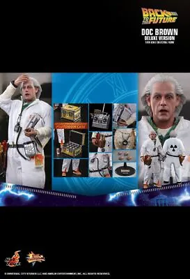 Buy Hot Toys Mms610 Back To The Future Doc Brown (deluxe Version) 1/6th Scale Collec • 290.20£
