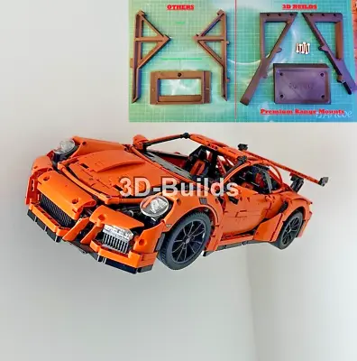 Buy Wall Mount Car Stand For LEGO Technic Porsche 911 GT3 42056 Display PREMIUM • 17.55£