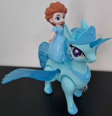 Buy Bump & Go Princess Elsaa My Little Pony Walking Unicorn Girls Toy Lights & Music • 11.99£