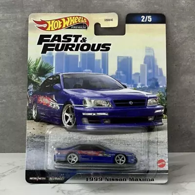 Buy Hot Wheels Premium Fast And Furious 1999 Nissan Maxima • 13.99£